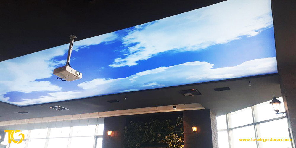 نصب ویدئو پروژکتور در رستوران ارکیده شمیران سنتر