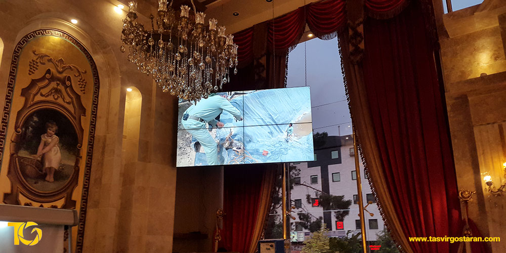 نصب ویدئو وال پاناسونیک در رستوران 133 تهران